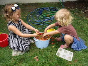 Children exploring
