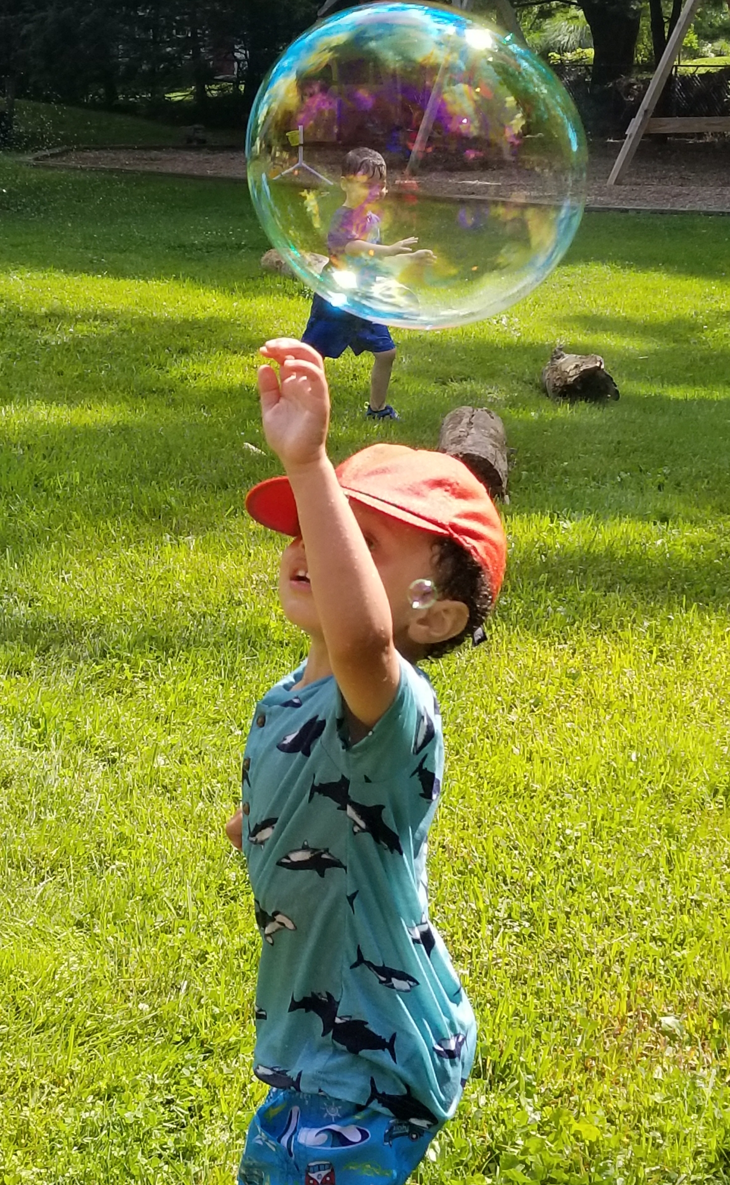 Children enjoying outdoor play